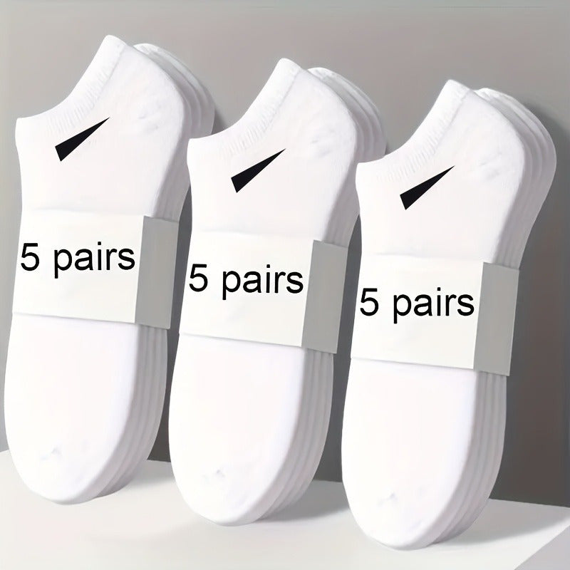 5 Pairs Men'S Breathable Socks - Lightweight, Durable Elastic Comfort Fit, Solid Color Design for Casual & Formal Wear, Soft Everyday Essentials (, Grey, ), Versatile Footwear, Minimalist Style, Comfortable Fit, Daily Wear, Knit