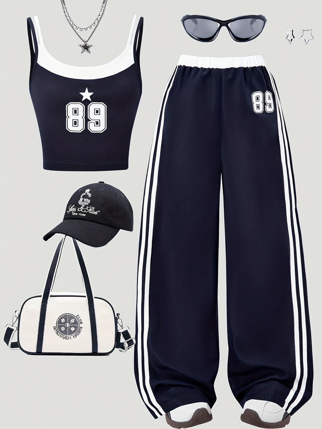 Directional Women'S Stylish Casual Tank Top And Pants Set (Includes Solely The Tank Top And Pants)