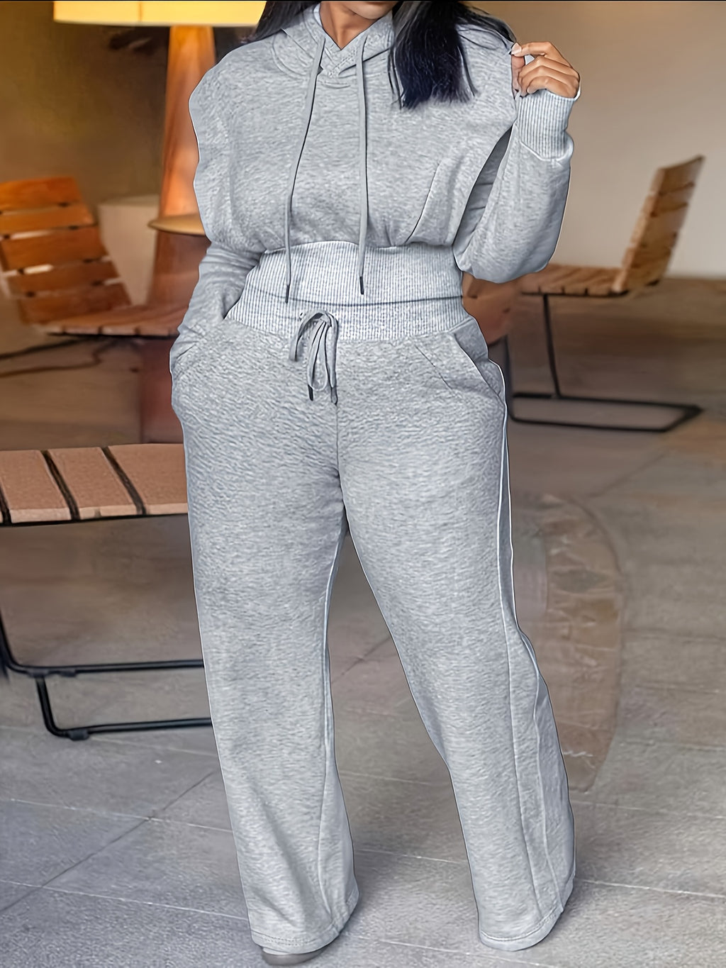 Women'S Sweatshirt And Long Pants Set [Niannian]